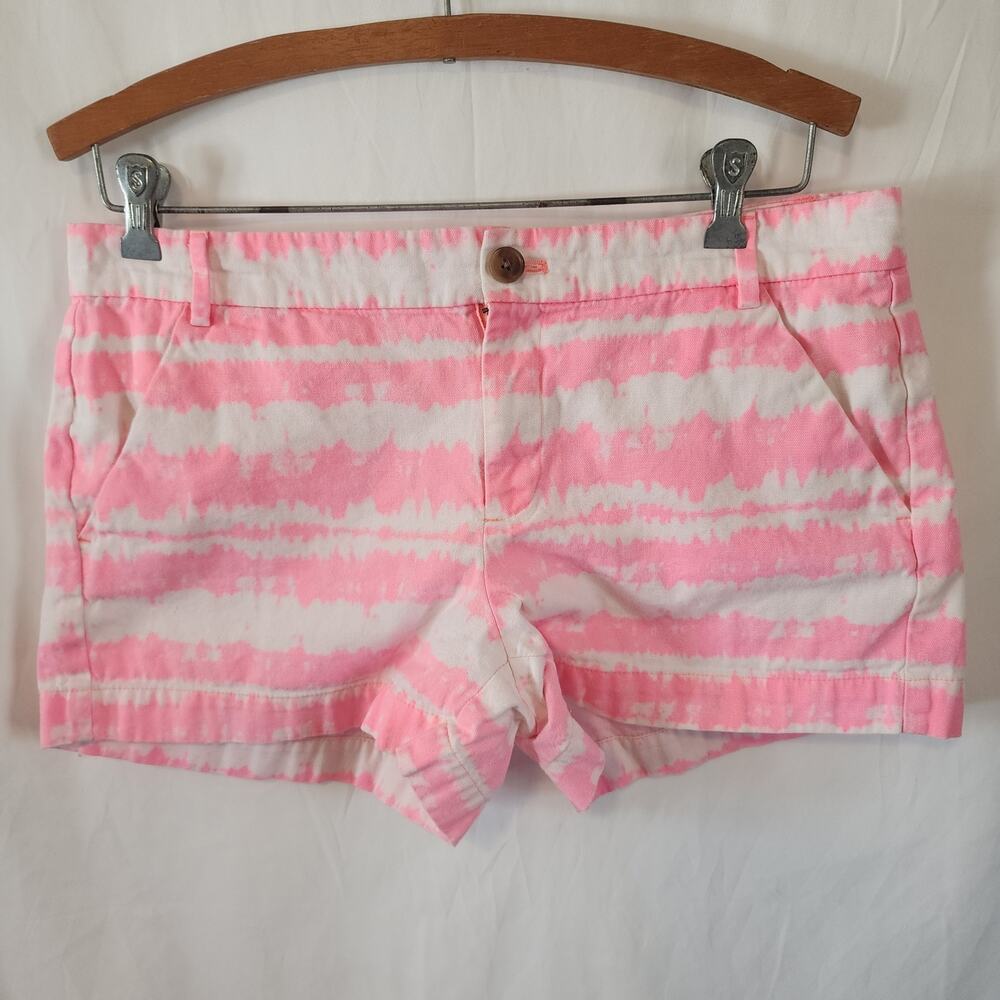 Gap Hot Pink and White Sunkissed Shorts 3 inches Inseam Size 6